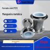Mangueira metálica interna de PTFE mangueira de aço inoxidável flange de aço inoxidável Coifas