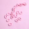Accesorios de joyería DIY, cadena acrílica de 14 x 20 mm, anillo abierto de plástico, cadena en forma de U, llavero, cadena para teléfono móvil, accesorios