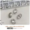 Joyería de uñas blancas de alta calidad con diamantes puntiagudos planos para K9 Crystal Flash Love Pigeon Egg, caramelo de roca en ángulo recto, diamante transparente