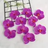 Cabeça de Orquídea Borboleta Simulada Impressa em 3D Lembrancinha de Casamento Caixa de Presente para Madrinha Decoração de Arranjo de Flores de Casamento Xz Mini Cabeça de Flor Grande