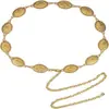Cadena para la Cintura para Mujer, Cadena Metálica Decorativa para Vestidos, Cadena Vintage para Pantalones con Cinturón Delgado Plateado, Faja Moldeadora para Vestidos