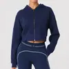 Caijue Roupa Fitness Cruzada Outono e Inverno Nova para Mulheres, Top Esportivo Casual de Manga Curta Borboleta, Jaqueta Esportiva para Corrida e Yoga