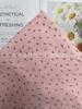 Tela de crepé de doble gasa con estampado de oso, flor pequeña, cereza, ropa de bebé, ropa de hogar, vestido, pijamas.