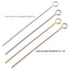 Alfinetes de Prata 925 em Formato de 9 para Conectores de Pulseira DIY Feitos à Mão, Acessórios de Joia, Alfinetes de Prata, Brincos de Pérola, Alfinetes com Cabeça T no Atacado