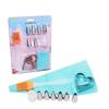 En stock, convertidor de boquilla de montaje de tamaño pequeño de 12 cabezales de acero inoxidable, juego de 14 piezas, boquilla para crema de expresión de frijoles solubles para decorar