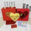 Colgante Puro de Oro 999 en Forma de Corazón, Simbolizando Amor y Devoción, Adecuado como Regalo para Novia en el Día de San Valentín Qixi, Mayoreo