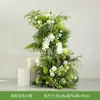 Serie Floral ArqueadaJardín de MonetPaisaje de Flores Artificiales Bosque Estilo Decoración de Escena de Boda para Bodas