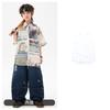 Ropa de Moda para Niños de Street Dance Jeans Sueltos Rotos Traje de Marca de Moda Hip-Hop para Niños Ropa Hip-Hop para Niños Actuación para Niños