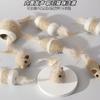 Brinquedo para Gato Rato de Sisal Resistente a Mordidas Auto Prazer Alívio do Tédio Brinquedo para Gato Moedor de Dentes Limpeza de Dentes Resistente a Arranhões Som Brinquedo para Gato