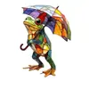 Nuevo Colgante Decorativo de Animal Rana Manualidades Acrílicas Decoración para Fiesta en Jardín al Aire Libre Atrapasoles de Rana