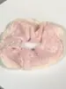 Elástico de Cabelo Scrunchie Listrado com Renda Estilo Coreano para Mulheres, Acessório de Cabelo Suave e Elegante, Elástico de Cabelo Scrunchie Estilo Coreano