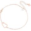 Pulsera de plata de ley s925 oro antiguo soporte vacío calabaza cuatro garras cadena de plata ámbar cera jaspe pino verde pulsera adornos de mano soporte vacío