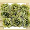 Z 5cm Flores Artificiales Retro Flores de Rosa Materiales para Corona Hecha a Mano DIY Decoración de Boda Cabezas de Flores de Rosa Flores Falsas