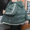 Ropa Acolchada de Algodón para Hombre Nueva Otoño e Invierno 2024 Chaqueta Casual Acolchada de Algodón Abrigo Grueso Acolchado de Algodón para Hombre Ropa Tipo Pan con Capucha para Hombre