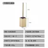 Cepillo de Inodoro de Acero Inoxidable Transfronterizo con Juego de Base Venta al por Mayor Cepillo de Inodoro Mango Largo De Pie Cepillo de Baño para Inodoro