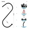 Ganchos en S metálicos creativos de alta venta transfronteriza para puertas y ventanas sin clavos, ganchos en S para paneles de rejilla, utensilios de cocina, baño, ropa