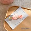 Grampo de cabelo coelho rosa amoroso feminino franja de testa clip de franja clip bico de pato de menina doce acessórios de cabeça