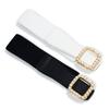 Ventas Directas de Fábrica estilo Coreano simple para mujer hebilla de perla decoración cintura pequeña sello cintura elástica nueva moda Taobao mujer