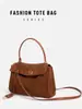 Bolso Cruzado de Cuero Esmerilado Estilo Nuevo 2026 para Mujer, Bolso de Hombro Retro de Alta Gama, Bolso Tote de Gran Capacidad para Viajes