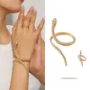 Pulseira Aberta de Metal Cobra Estrela do Mar Europeia e Americana Design de Nicho Nova Criativa Pulseira Venda Quente Transfronteiriça Joias para Mulheres