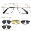 Tp2002 Nuevo Set Magnético de Lentes de Sol Polarizados, Anti-UV, Se Puede Combinar con Lentes para Miopía, Lentes de Sol del Mismo Estilo de Transmisión en Vivo