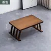 Mesa pequeña de mirador cama escritorio de computadora mesa de café tatami mesa baja para sentarse en el suelo repisa de ventana japonesa mesa kang mesa kang escritorio