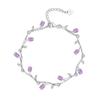 Joyería de Mano de Cristal Natural Plata de Ley S925 Pulsera de Rama de Sauce Fénix Hada para Mujer Lujo Ligero Nicho Amatista Libro Rojo Explosión