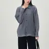 Venta Directa de Fábrica Chaqueta Adelgazante para Mujer con un Toque de Moda de Alta Gama, Cordón Fruncido, Cárdigan Grueso Holgado Versátil