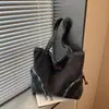 Nuevo bolso de hombro de mezclilla de gran capacidad transfronterizo 2026, bolso casual de moda vintage para el día a día, bolso tipo tote a la moda
