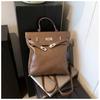 Mochila Grande de Mujer Transfronteriza Modelo Nuevo 2026 Bolso de Mano Casual Bolso Platino Mochila Escolar Mochila de Viaje Ligera de Nicho