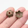 14.5X14.5X4.2Mm 0.66g Multicolor Europeo y Americano Más Vendido Accesorios de Joyería Retro Bandeja de Flores
