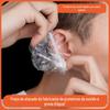 Protetores de ouvido descartáveis material de alta pressão salão de cabeleireiro barbearia tintura de cabelo óleo de tratamento de cabelo à prova d'água protetores de ouvido protetores de ouvido banho de piercing de orelha