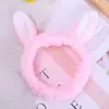 Tiara de Coelho Fofa para Lavar o Rosto, Tiara de Inverno para Lavar o Rosto, Estilo Coreano Celebridade da Internet Doce e Fofa Tiara de Orelhas de Coelho