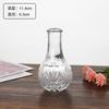 Juego de Jarrones de Vidrio Transparente de Lujo Ligero con un Toque de Alta Gama para Arreglos Florales, Jarrón de Vidrio Hidropónico Decoración de Escritorio