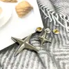 Atacado moda estrela personalidade fivela oculta moda elegante suéter roupas acolchoadas de algodão fivela mãe e filho sem costura luxo leve estilo simples botão