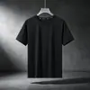 Ropa Deportiva de Verano para Correr y Fitness, Holgada, Fresca, Transpirable, Elástica, de Secado Rápido, Camiseta de Manga Corta Deportiva para Hombre, Transfronteriza