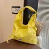 Bolsa de Tecido Grande Capacidade para Mulheres, Novo Estilo Dopamina 2026 Casual Leve para Estudante Aula Trajeto Bolsa de Ombro Tote