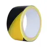 Fita de Advertência de PVC Faixa de Pedestres Sem Cola Residual Adesivo Marcador Amarelo e Preto Personalizado Preto e Amarelo 48mm Fita de Piso 33m