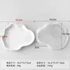Jiahuimei Placa de Yeso Cemento Decoración Molde de Silicona Resina de Cristal DIY Bandeja de Almacenamiento Molde Alfombrilla