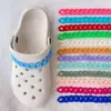Sapatos de furo quente transfronteiriços fivela de sapato DIY corrente decorativa flor de sapato colorida ins criativa corrente de flor de sapato removível em estoque atacado