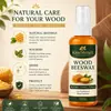 Spray KineShineX Cera de Abelha para Cuidado de Madeira 100ml para Móveis, Portas de Armário, Painéis e Superfícies de Mesa Limpeza Brilhante