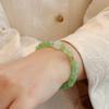 Pulseira de cristal verde temperamento pequeno fresco branco novo chinês pingente de bolsa de abóbora contas joias de mão atacado