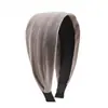 Diadema Ancha de Color Café con Corona Alta para Mujer 2025 Nuevo Otoño e Invierno Uso Diario Accesorio para el Cabello Pasador Tocado