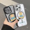 Oso de Lunares Adecuado para iPhone 18 Pro Max Funda Magnética de Acrílico Mate para Teléfono 16/15 Estilo Minimalista de Nicho