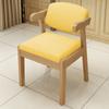 Taburete Doméstico Silla con Respaldo Silla para Escritorio de Computadora Oficina Estudio Silla de Madera Silla de Madera Maciza Silla de Comedor