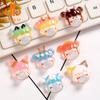 Venta caliente linda niña soplando burbujas linda joyería de resina diy funda de teléfono accesorios para pinza de pelo de niña
