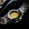 Reloj Mecánico Totalmente Automático para Hombre Sewor Reloj para Hombre Tourbillon Calado Luminoso Impermeable Negocios Retro Reloj para Hombre