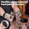 Agarres Antideslizantes para Levantamiento de Pesas Dominadas Entrenamiento en Gimnasio Unisex Ergonómico Caucho Protector de Mano Fortalecedor Guantes para Manillar
