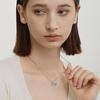 Colgante Brújula OVNI de Moissanita para Mujer, Plata Esterlina S925, Collar de Lujo Brillante de Alta Gama, Venta al por Mayor Transfronteriza