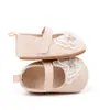 Zapatos de Princesa de Mariposa con Velcro para Bebé Primavera y Otoño Suela de Goma Suave Transpirable Antideslizante Zapatos para Niños Pequeños BXC4154